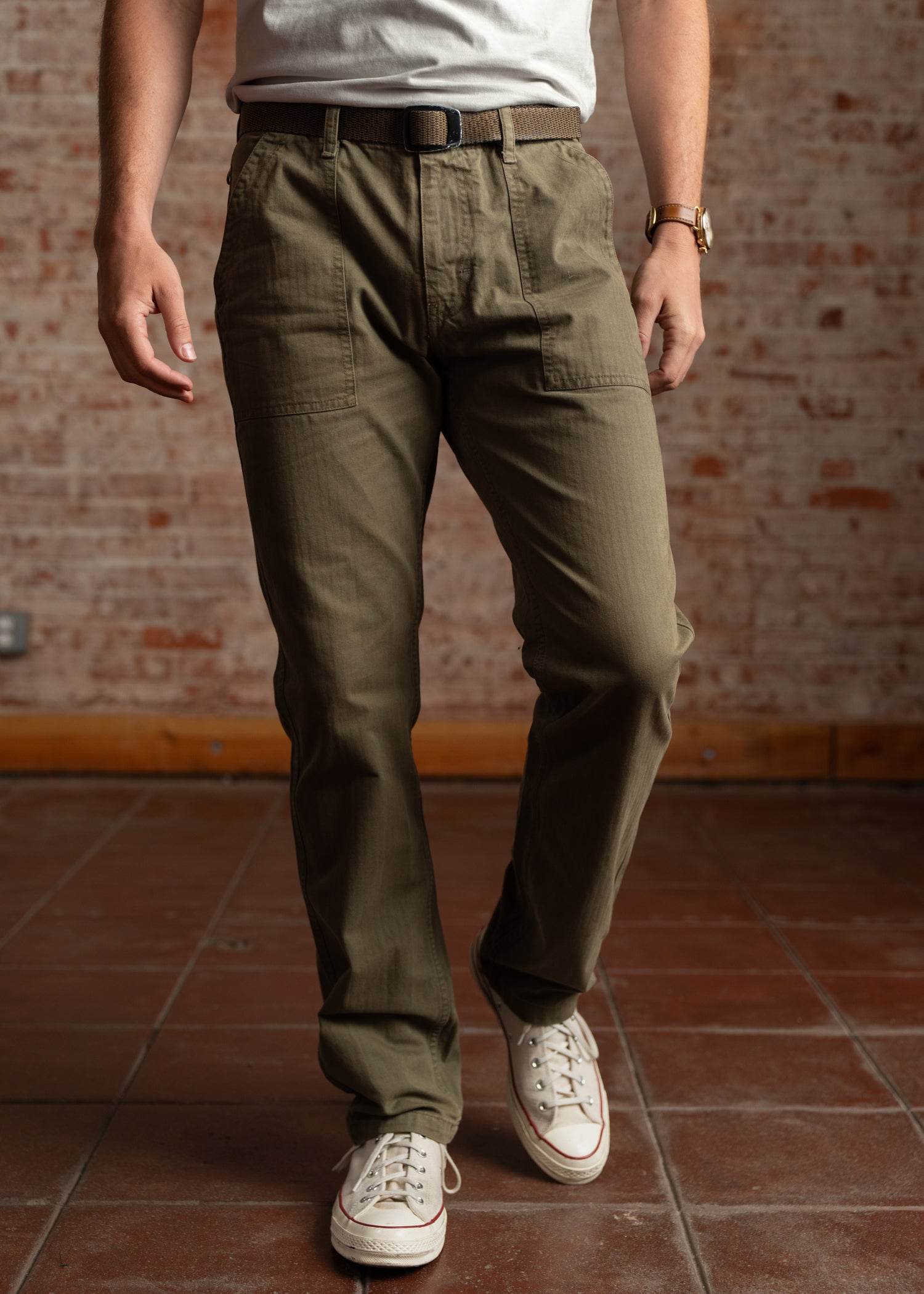 Herringbone Brigade Pant