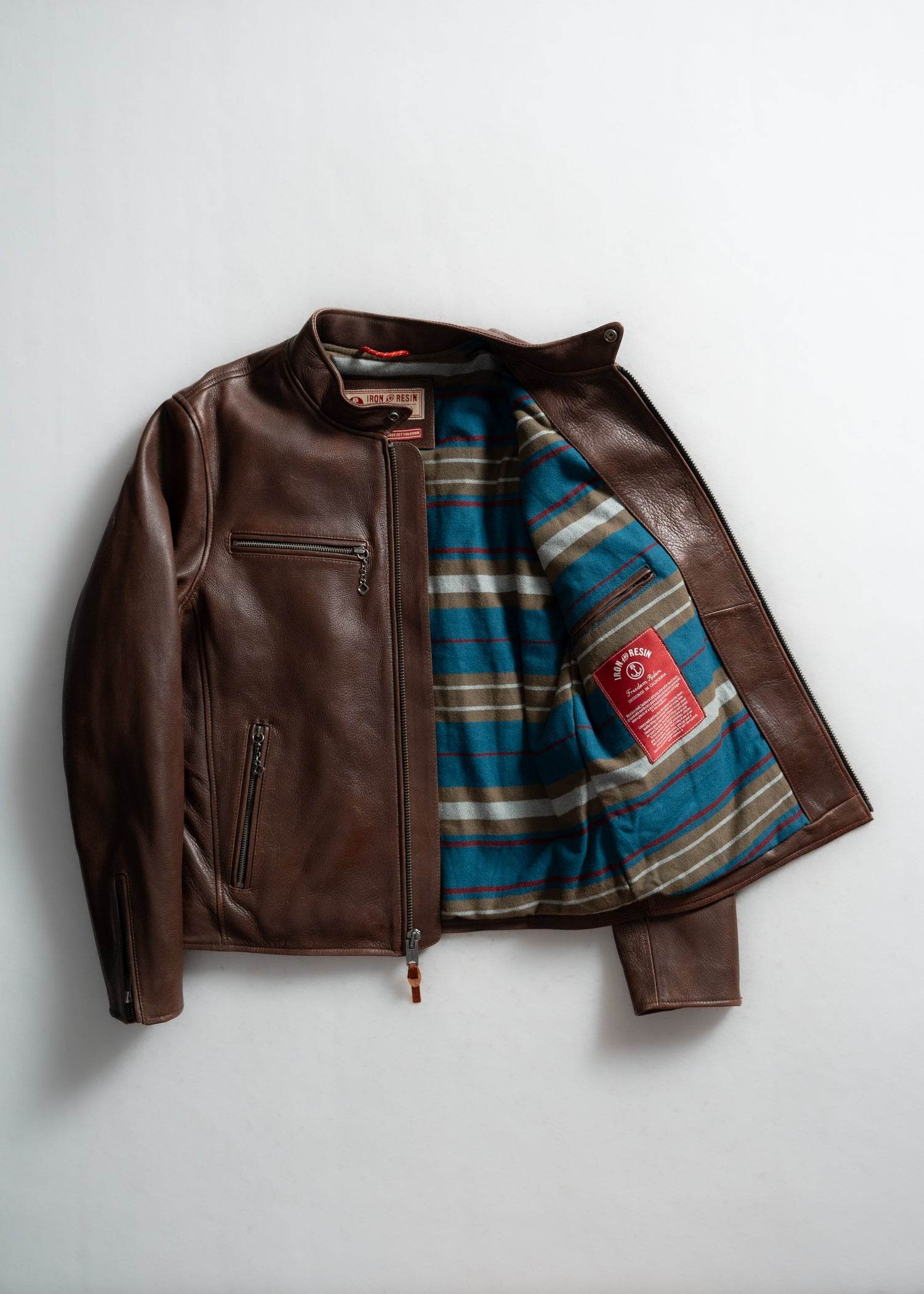 Bryce Cow Leather Jacket