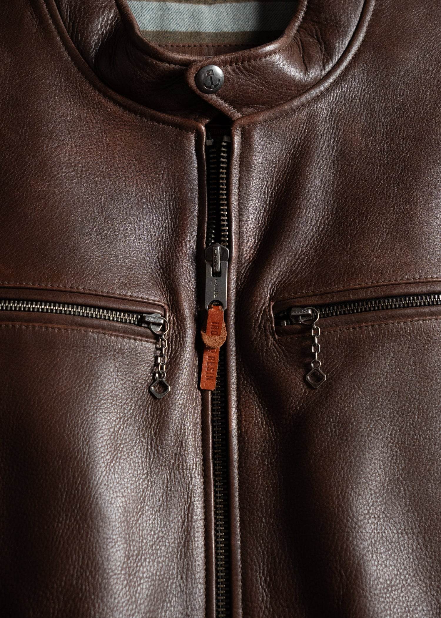 Bryce Cow Leather Jacket