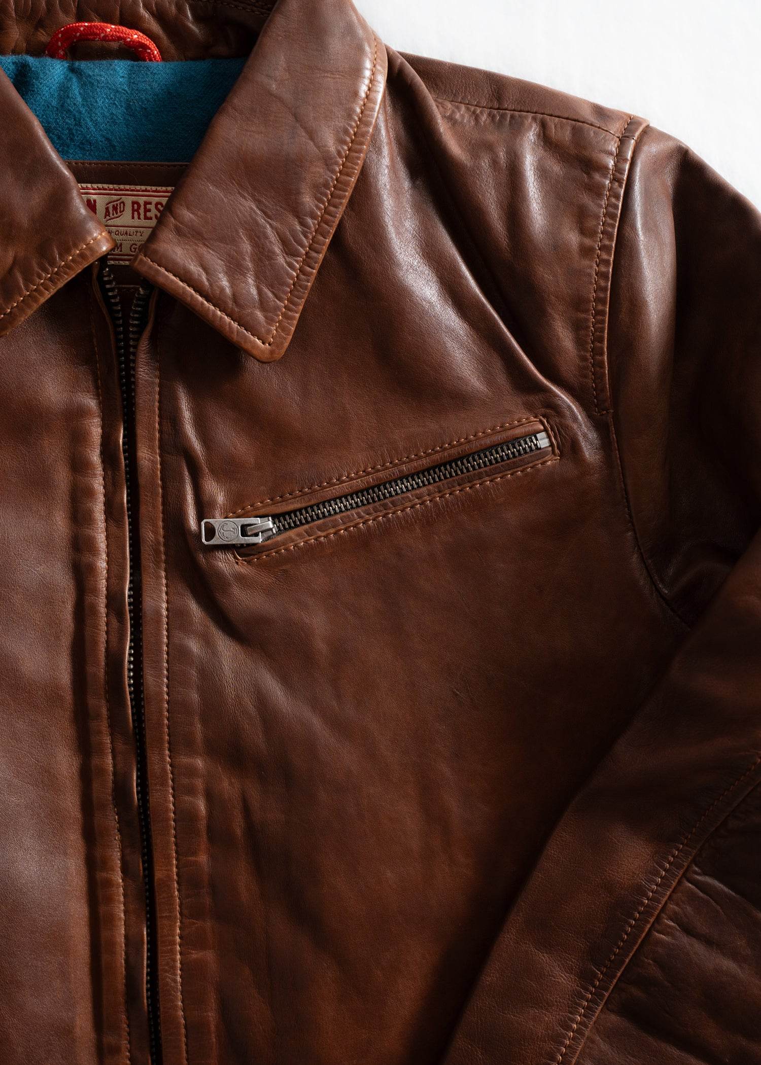 Gambler Cow Leather Jacket