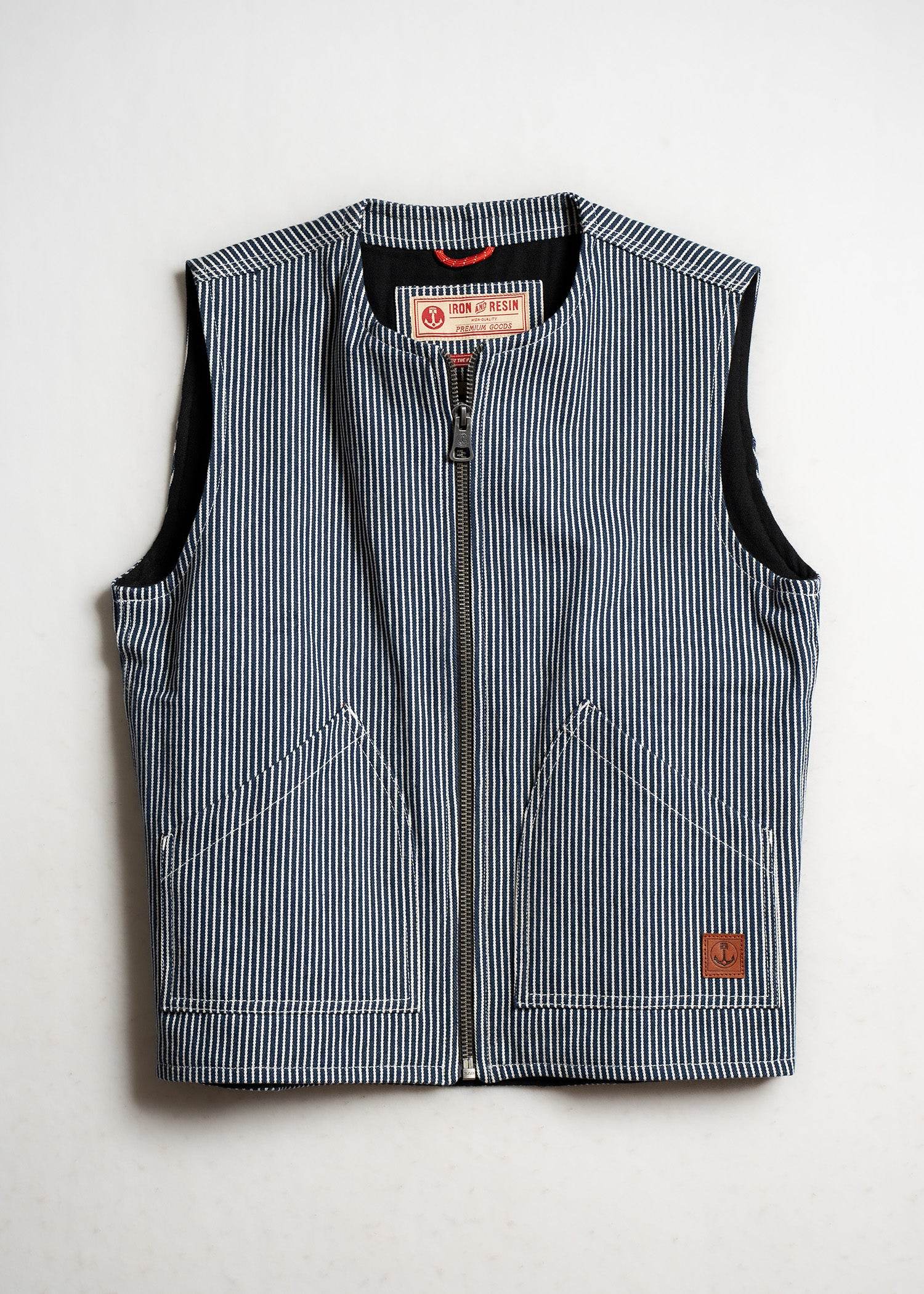 Highland Vest - Hickory Stripe