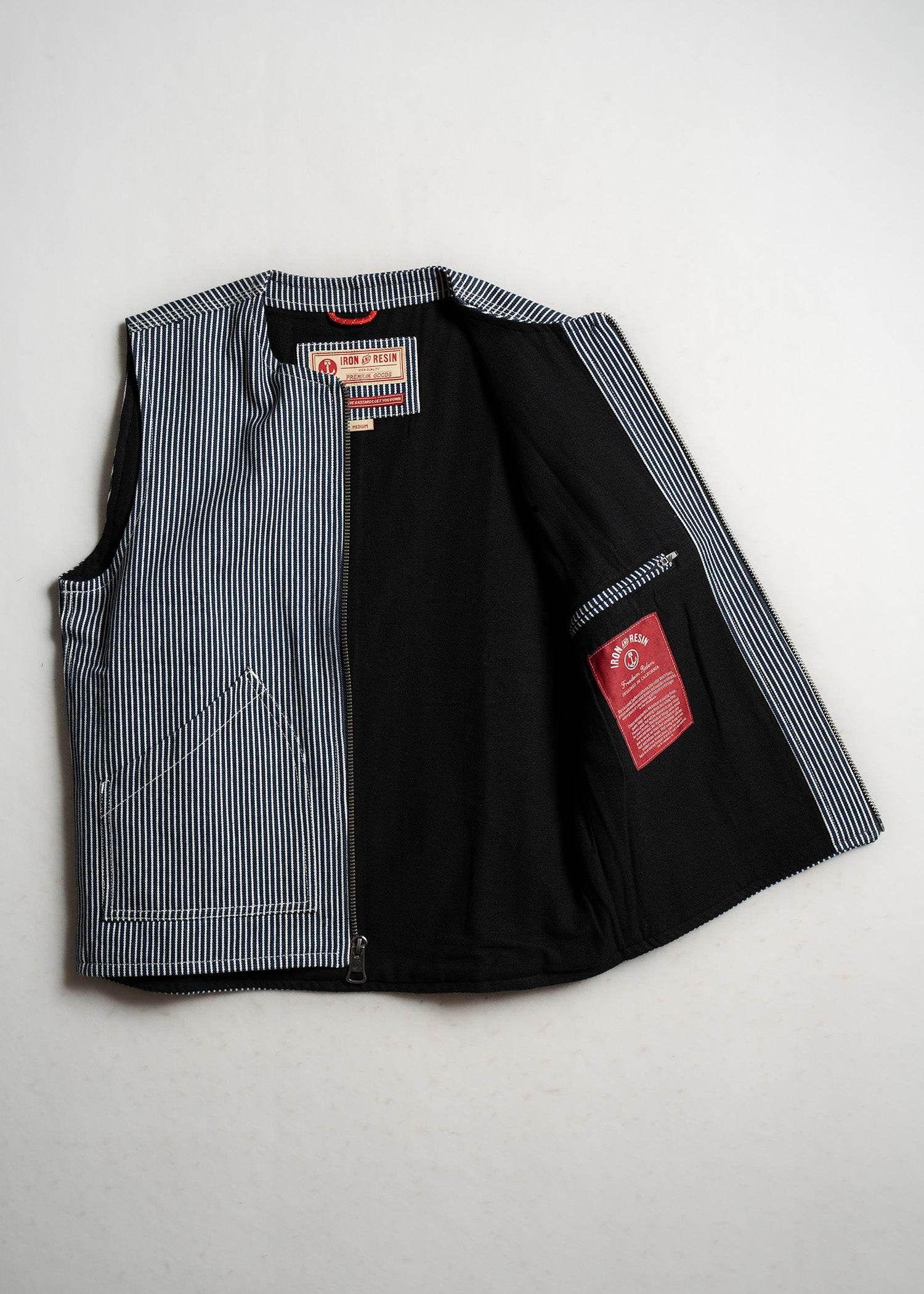 Highland Vest - Hickory Stripe