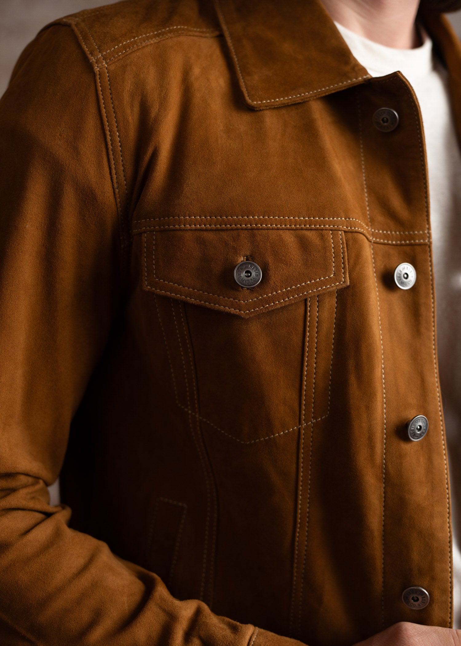 Highwayman Goat Suede Jacket