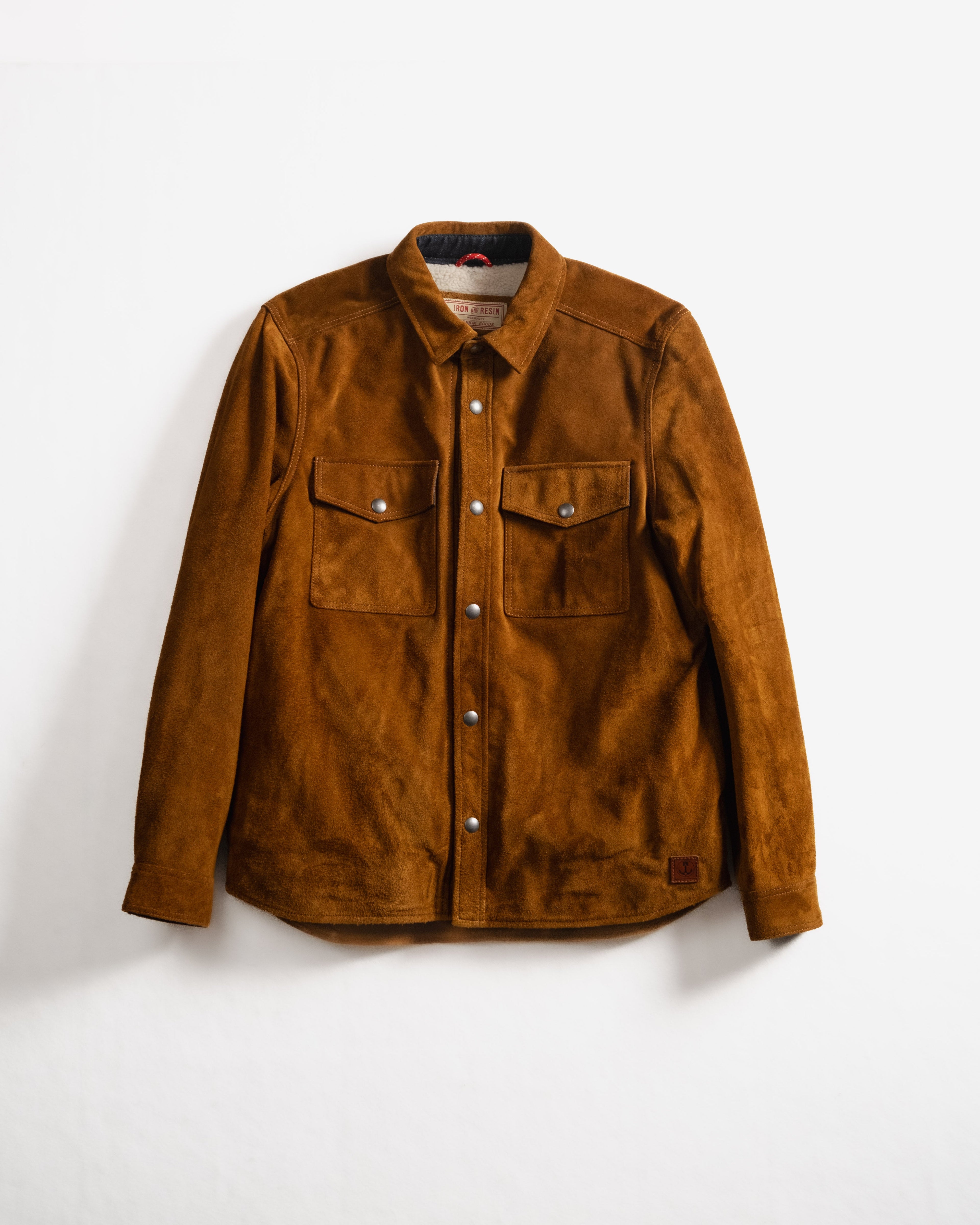Peak Overshirt Leather